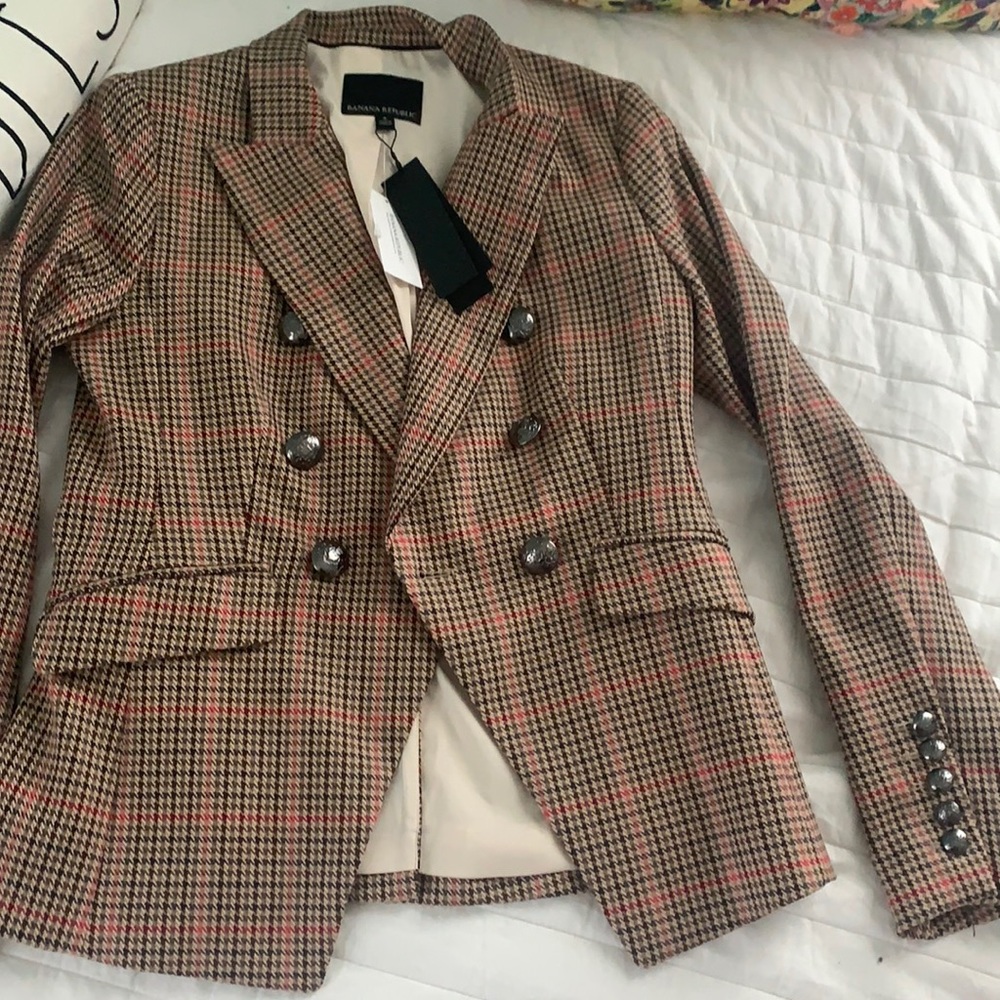 Plaid blazer